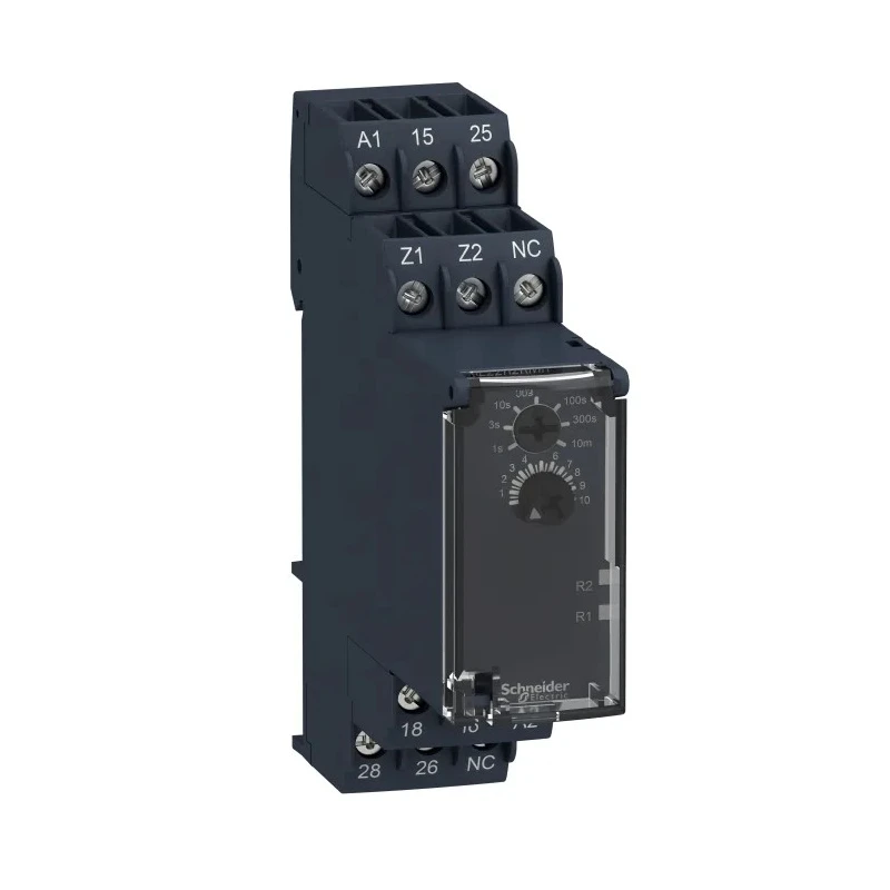 Schneider Electric Harmony Time Series DIN Rail Timer Relay, DPDT Contact Configuration, 24 to 240 V AC/DC, 0.3 to RE22R2KMR