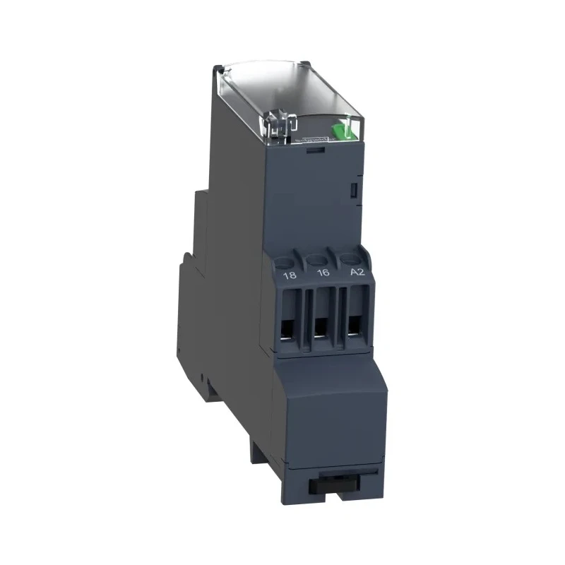 Schneider Electric Harmony Time Series DIN Rail Timer Relay, Offset Double Ring End Function, 1-Contact, 24 to 240 RE22R1KMR