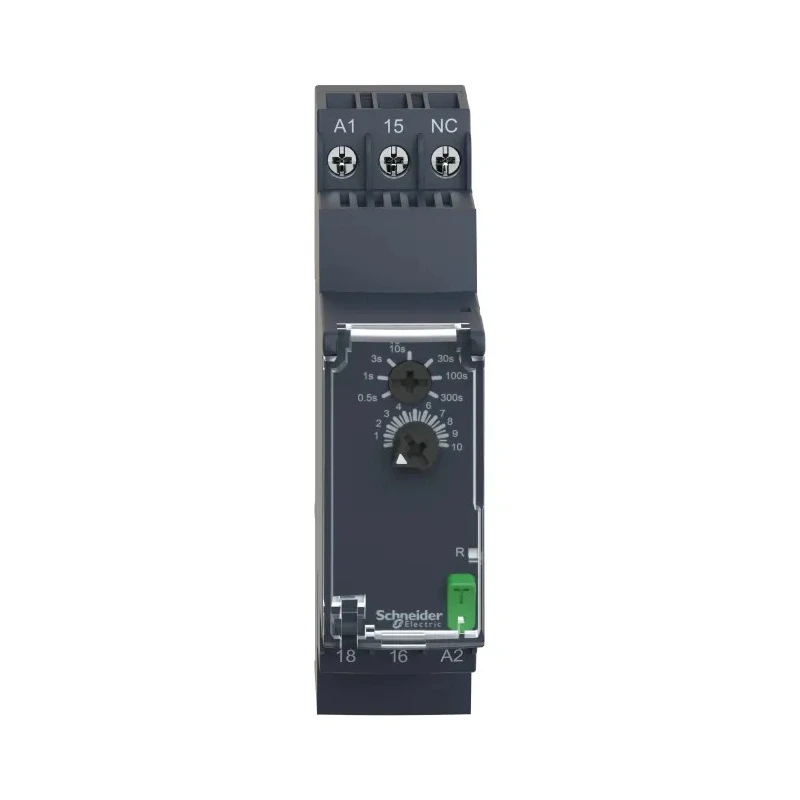 Schneider Electric Harmony Time Series DIN Rail Timer Relay, Offset Double Ring End Function, 1-Contact, 24 to 240 RE22R1KMR