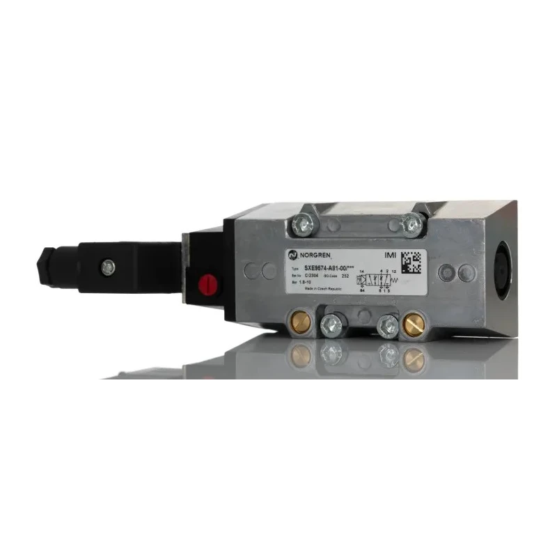 Norgren Pneumatic Solenoid Valve 5/2 Solenoid/Spring, 110V AC, Die Cast Aluminium Body SXE9574-A81-00/110VAC