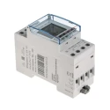 Legrand Digital DIN Rail Time Switch, 2-Channel, 230V AC, 5-Year Battery Life, Backlit Graphic Display, Model 4 126 41
