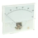 Sifam Tinsley Analogue Panel Ammeter 25 A DC, ±1.5 % Accuracy, 40.5 mm x 91.5 mm IS 11012