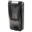 Weidmüller FrontCom Series Faceplate Frame Black Polycarbonate Mount Type Frame 1450510000