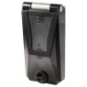 Weidmüller FrontCom Series Faceplate Frame Black Polycarbonate Mount Type Frame 1450510000