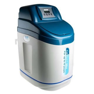 RS PRO Steel Blue and White Water Softener Metered Mini Compact Automatic Regenerating Unit 897-7138