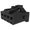 Molex Female Wire Housing & Plug 2.5 mm Pitch 6 Way 1 Row Straight Nylon Panel Mount 16mm Length 4.6mm Width 207841-0006
