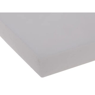 RS PRO White Polytetrafluoroethylene Plastic Sheet 300mm x 300mm x 12mm 197-0089