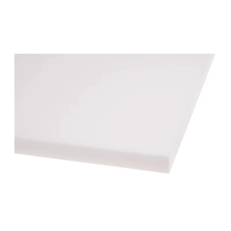 RS PRO White Polytetrafluoroethylene Plastic Sheet 300mm x 300mm x 12mm 197-0089