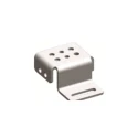 ABB ZX Series Metal Mounting Bracket for Use with TriLine 80 mm x 30 mm x 80 mm 2CPX046019R9999