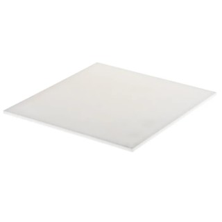 RS PRO White Polytetrafluoroethylene Plastic Sheet 300 mm x 300 mm x 6 mm 197-0051
