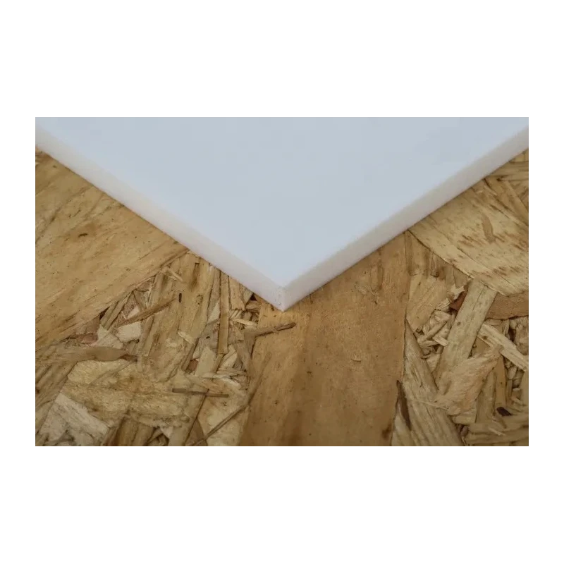RS PRO White Polytetrafluoroethylene Plastic Sheet 300 mm x 300 mm x 6 mm 197-0051