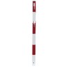 RS PRO White and Red Steel Safety Post with Two Accessory Hooks 1m Height 898-7144