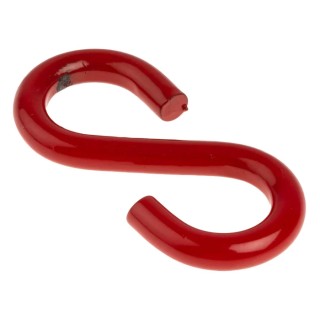 RS PRO Red S-shaped Hook Steel 30 mm Width 4 m Length 898-7154