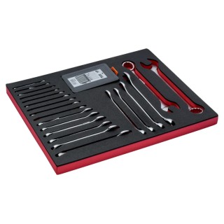 Bahco 27-Piece Chrome Ring Spanner Set 6 To 32 mm FF1A5002