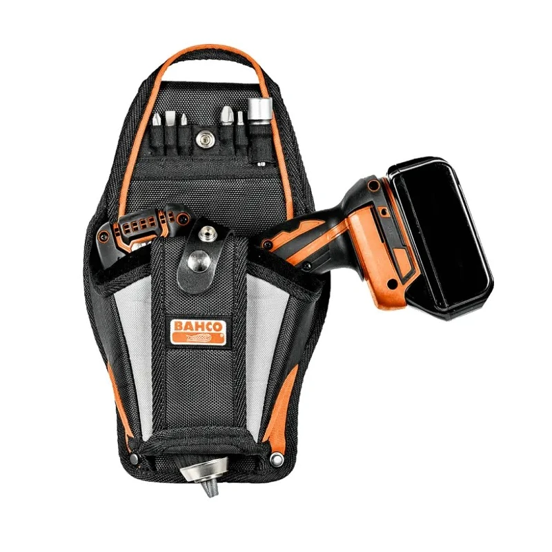 Bahco Polyester Power Tool Holster Black with Pen Holder 4750-DHO-3