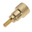 RS PRO Straight Panel Loudspeaker Connector 1 Way Female Red 30A Solder 898-7652