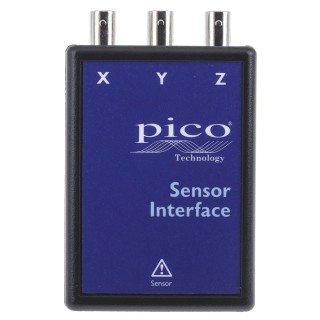 Pico Technology Three-Axis Accelerometer Kit Oscilloscope Adapter PP877, ±5 g Range, DC to 350 Hz, BNC Output PP877