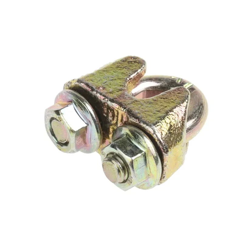 RS PRO Steel 5 mm Diameter Wire Rope Clamp Zinc-Plated Galvanised Coating DIN 1142 197-0130