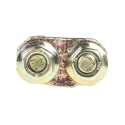 RS PRO Steel 5 mm Diameter Wire Rope Clamp Zinc-Plated Galvanised Coating DIN 1142 197-0130