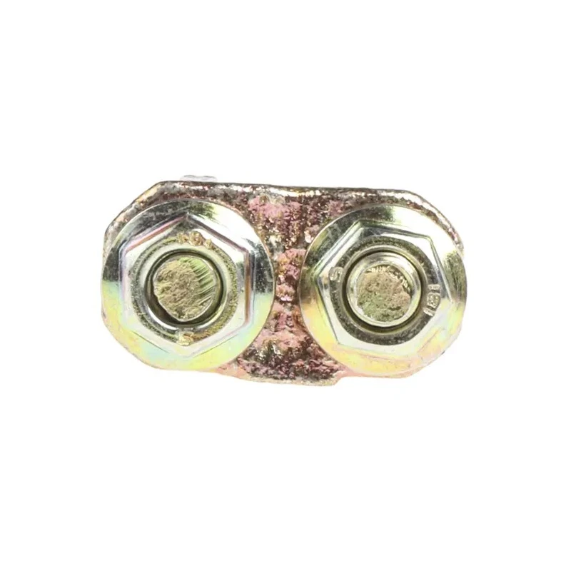 RS PRO Steel 5 mm Diameter Wire Rope Clamp Zinc-Plated Galvanised Coating DIN 1142 197-0130