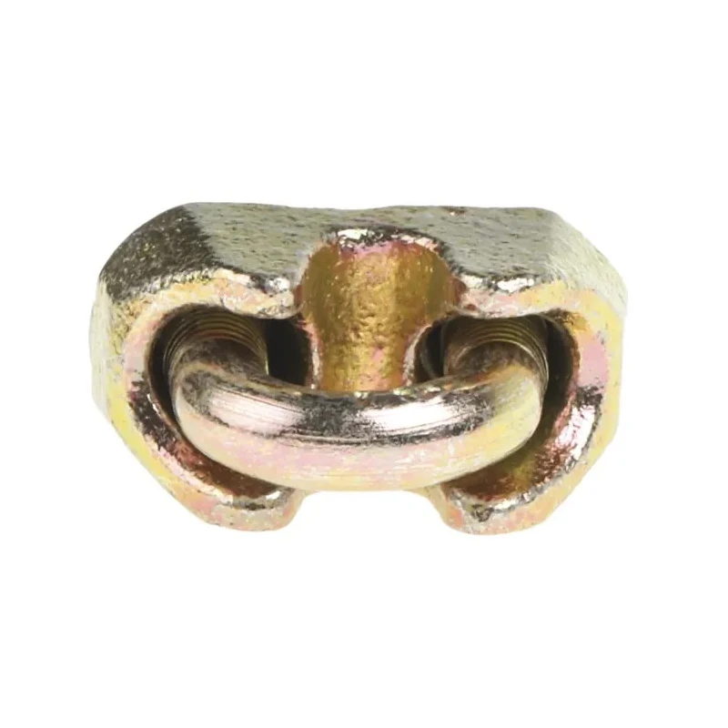 RS PRO Steel 5 mm Diameter Wire Rope Clamp Zinc-Plated Galvanised Coating DIN 1142 197-0130