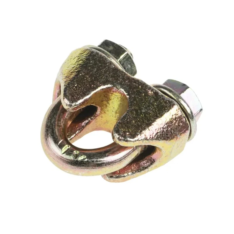 RS PRO Steel 5 mm Diameter Wire Rope Clamp Zinc-Plated Galvanised Coating DIN 1142 197-0130