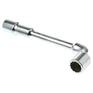 Facom Hexagon Tubular Box Spanner 15 mm Tip, Chrome Vanadium Steel Blade, 169mm Length 76.15