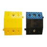 RS PRO High Visibility Rubber Speed Bump 250 mm x 350 mm x 50 mm 898-7176