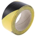 RS PRO Yellow, Black Polyvinyl Chloride 50mm x 33m Lane Marking Tape 0.14mm Thickness 197-1012
