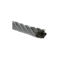 RS PRO Galvanised Steel Wire Rope, 4 mm Diameter, 75 m Length, Safe Working Load 208 kg 197-0124