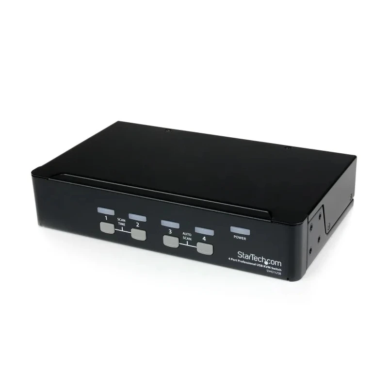 StarTech.com 4 Port USB VGA KVM Switch 1920 x 1440 Pixel Maximum Resolution SV431USB