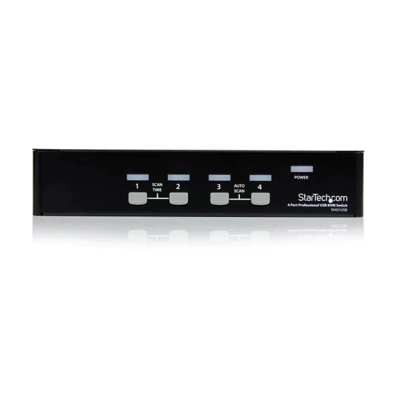 StarTech.com 4 Port USB VGA KVM Switch 1920 x 1440 Pixel Maximum Resolution SV431USB