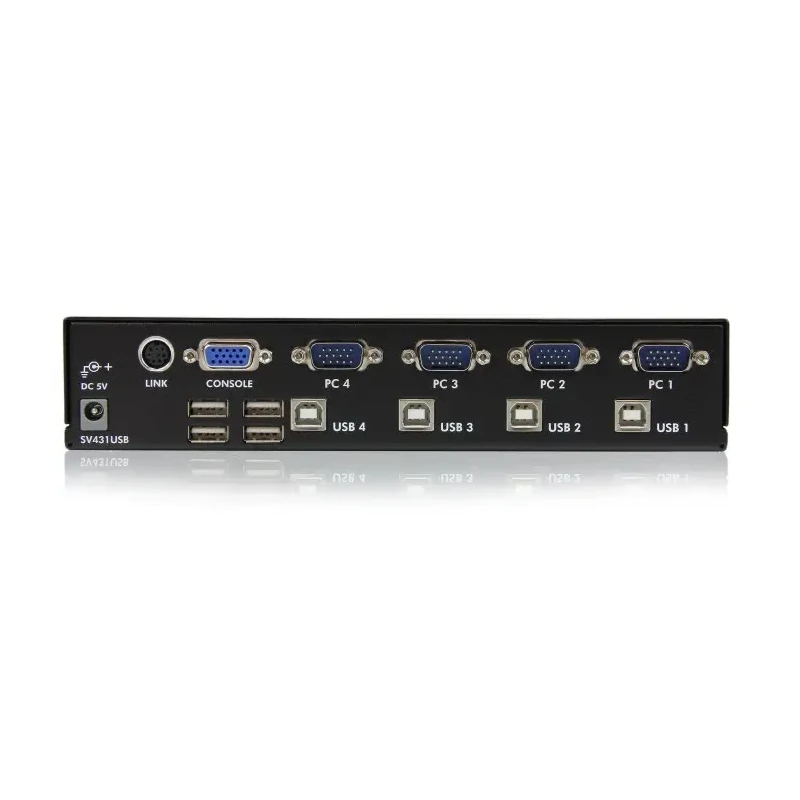 StarTech.com 4 Port USB VGA KVM Switch 1920 x 1440 Pixel Maximum Resolution SV431USB