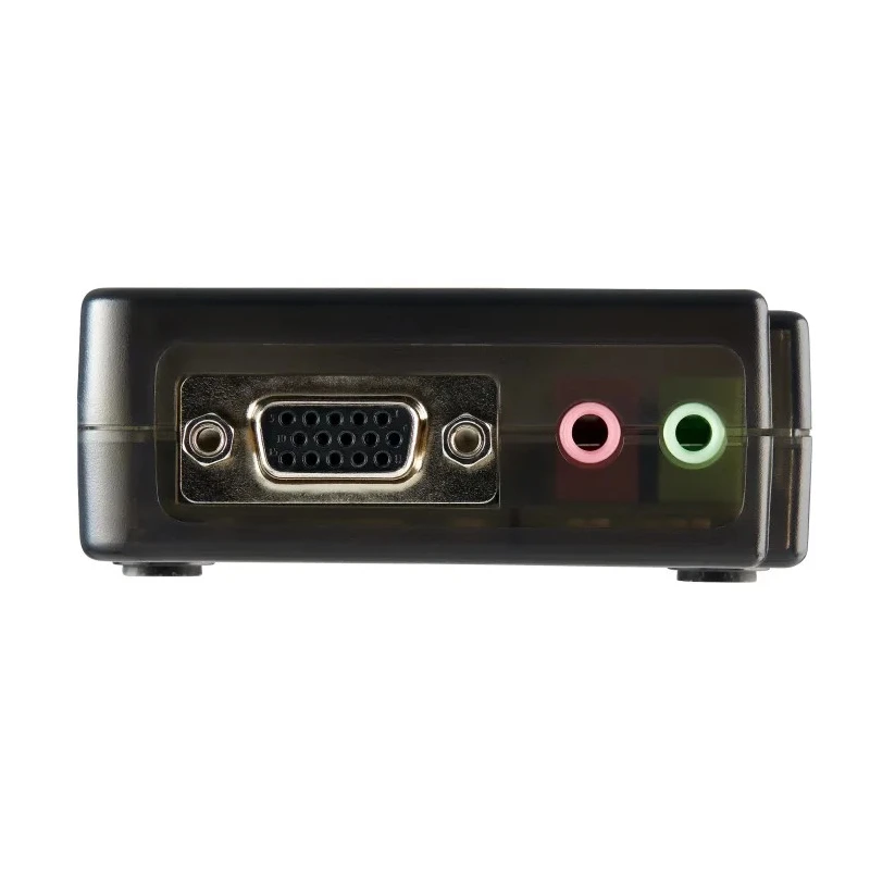 StarTech.com 4 Port USB VGA KVM Switch Single Display 3.5 mm Stereo Audio 2048 x 1536 Pixels SV411KUSB