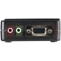 StarTech.com 4 Port USB VGA KVM Switch Single Display 3.5 mm Stereo Audio 2048 x 1536 Pixels SV411KUSB