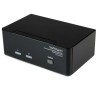 StarTech.com 2 Port 2 Displays USB DVI KVM Switch 3.5 mm Stereo 1920 x 1200 Pixel Maximum Resolution SV231DD2DUA