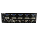 StarTech.com 4 Port Dual Display USB DVI and VGA KVM Switch 1920 x 1440 Pixel Maximum Resolution SV431DDVDUA