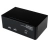 StarTech.com 2 Port 2 Displays USB DVI KVM Switch 3.5 mm Stereo Audio 1920 x 1200 Pixel Maximum Resolution SV231DDVDUA