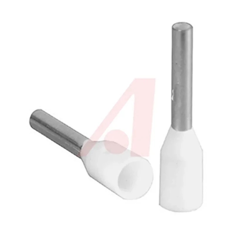 Altech Insulated Crimp Bootlace Ferrule with 8 mm Pin Length and 1.5 mm Pin Diameter, White, from 18 AWG to 18 AWG 2202.0