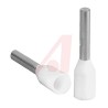 Altech Insulated Crimp Bootlace Ferrule with 8 mm Pin Length and 1.5 mm Pin Diameter, White, from 18 AWG to 18 AWG 2202.0