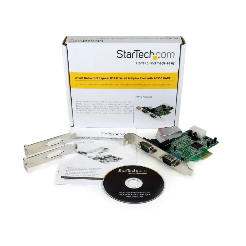 StarTech.com 3 Port PCIe RS232 Serial Card 