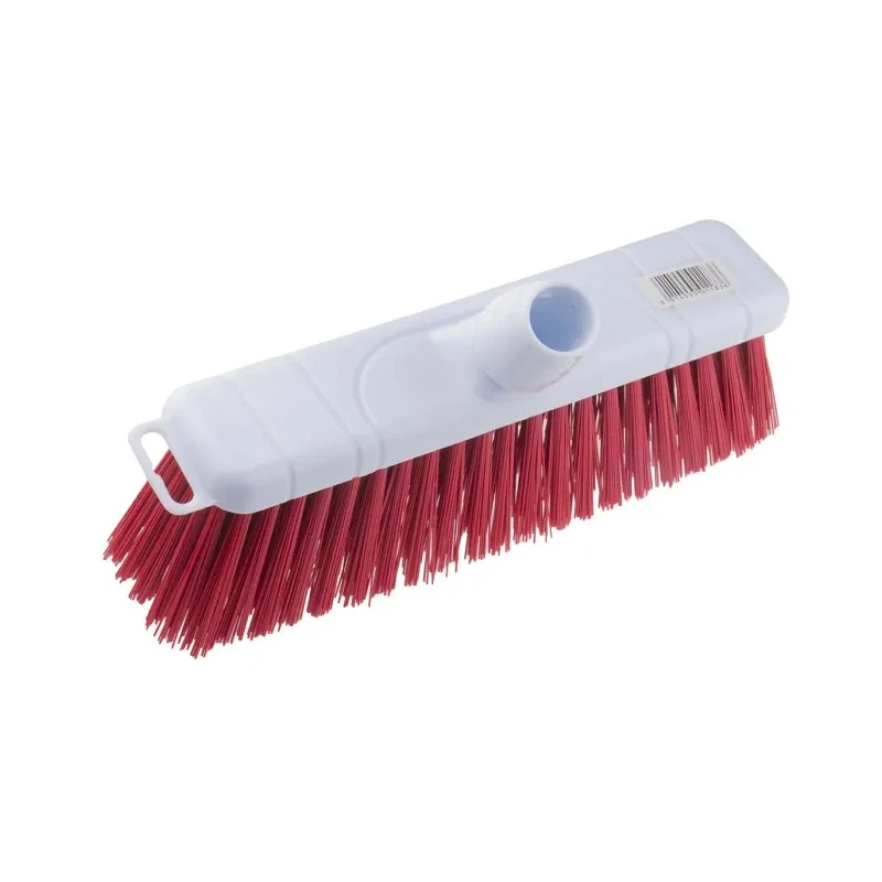 RS PRO Push Broom with Red Polyethylene Terephthalate Bristles, 300mm Width, Model 898-8245