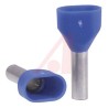 Altech Insulated Crimp Bootlace Ferrule Blue Pin 3.3 mm, Pin Length 9.9 mm, Wire Size 14 AWG 2778.0