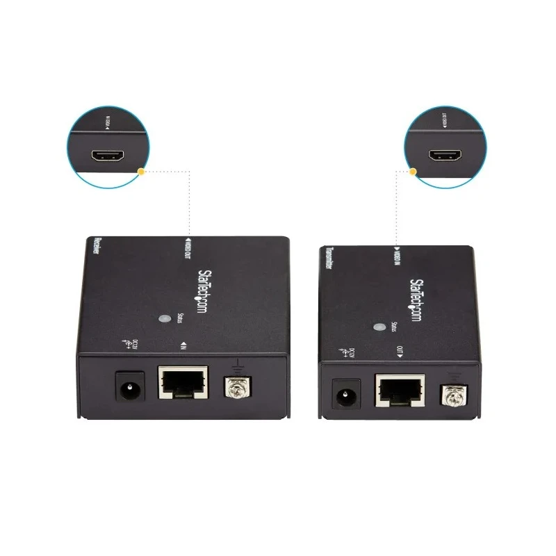 StarTech.com 1 Port HDMI over HDBaseT HDMI Extender Pair 70m 4096 x 2160 Pixel Maximum Resolution ST121HDBTE