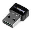 StarTech.com N300 USB 2.0 WiFi Adapter, 300Mbps Wireless Data Rate USB300WN2X2C