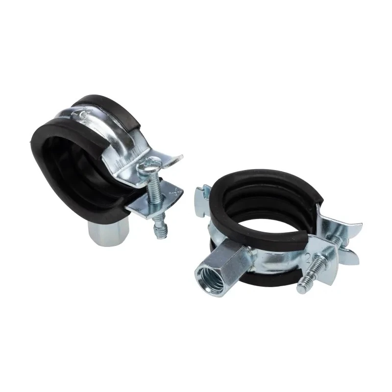 Unistrut Steel Silver Pipe Clamp 28mm Diameter PCH-2528