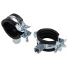 Unistrut Steel Silver Pipe Clamp 28mm Diameter PCH-2528