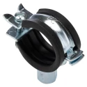 Unistrut Steel Silver Pipe Clamp 28mm Diameter PCH-2528