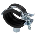 Unistrut Steel Silver Pipe Clamp 28mm Diameter PCH-2528
