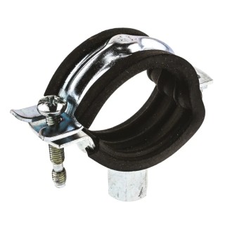 Unistrut Zinc Plated Steel Silver Pipe Clamp 35mm Diameter PCH-3335